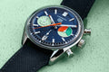 Tag Heuer Carrera Skipper Automatic Chronograph Blue Dial Blue Nylon Strap Watch for Men - CBS2213.FN6002
