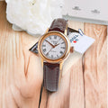 Tissot T Classic Carson White Dial Brown Leather Strap Watch For Women - T085.207.36.013.00