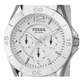 Fossil Ceramic White Dial White Ceramic Strap Watch for Women - CE1002