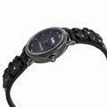 Coach Delancey Black Dial Black Leather Strap Watch For Women - 14502816