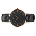 Daniel Wellington Classic Reading Black Dial Black Leather Strap Watch For Men - DW00100129