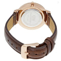 Daniel Wellington Classic Petite Bristol White Dial Brown Leather Strap Watch For Women - DW00100171