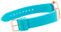 Guess Jet Setter White Dial Turquoise Silicone Strap Watch For Women - W0564L3