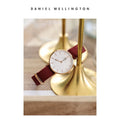 Daniel Wellington Petite Roselyn White Dial Red Nylon Strap Watch For Women - DW00100291