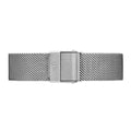 Daniel Wellington Petite Sterling White Dial Silver Mesh Bracelet Watch For Women - DW00100164
