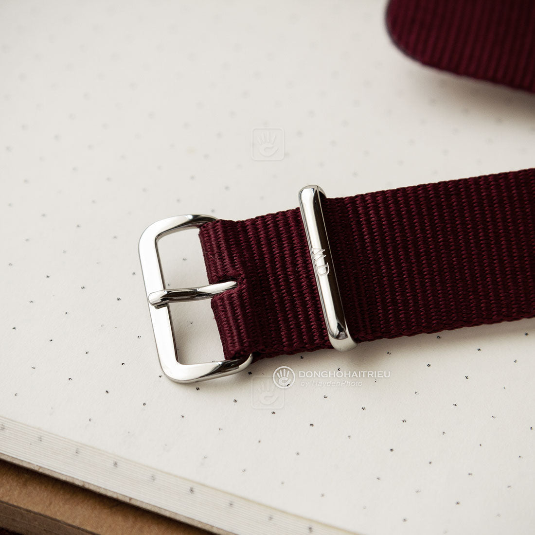 Daniel Wellington Classic Roselyn Black Dial Red NATO Strap Dial Watch For Women - DW00100270