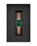 Daniel Wellington Quadro Melrose Green Watch For Womens - DW00100437
