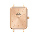Daniel Wellington Quadro Unitone Rose Gold Dial Rose Gold Mesh Strap Watch For Women - DW00100484