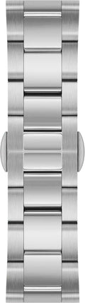 Daniel Wellington Iconic Chronograph Link Blue Dial Silver Steel Strap Watch For Men - DW00100644