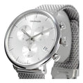 Calvin Klein High Noon Silver Dial Silver Mesh Bracelet Watch for Men - K8M27126