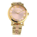 Michael Kors Norie Gold Dial Two Tone Steel Strap Watch for Women - MK3586
