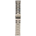 Diesel Mega Chief Chronograph White Dial Silver Steel Strap Watch For Men - DZ4477