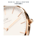 Daniel Wellington Classic Sheffield White Dial Black Leather Strap Watch For Men - DW00100007
