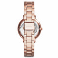 Fossil Jacqueline Rose Gold Dial Rose Gold Steel Strap Watch for Women - ES3665