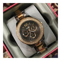 Fossil Stella Multifunction Brown Dial Two Tone Steel Strap Watch for Women - ES4079