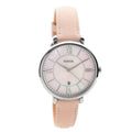 Fossil Jacqueline Blush Mother of Pearl Dial Pink Leather Strap Watch for Women - ES4151