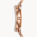 Fossil Tailor Rose Gold Dial Rose Gold Steel Strap Watch for Women - ES4264