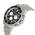 Michael Kors Everest Chronograph Black Dial Silver Steel Strap Watch For Men - MK8256