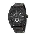 Fossil Machine Chronograph Black Dial Black Steel Strap Watch for Men - FS4552