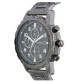 Fossil Dean Chronograph Black Dial Black Steel Strap Watch for Men - FS4721