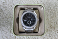 Fossil Machine Chronograph Black Dial Silver Steel Strap Watch for Men - FS4776