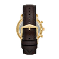 Fossil Neutra Chronograph Brown Dial Brown Leather Strap Watch for Men - FS5763