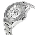 Fossil Riley Multifunction Silver Dial Silver Steel Strap Watch for Women - ES3202