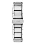 Guess Raven Diamonds Silver Dial Silver Steel Strap Watch for Women - GW0104L1