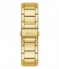 Guess Raven Diamonds Gold Dial Gold Steel Strap Watch for Women - GW0104L2
