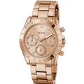 Guess Eclipse Rose Gold Dial Rose Gold Steel Strap Watch for Women - GW0314L3