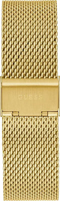 Guess Tailor Multifunction Gold Dial Gold Mesh Bracelet Watch for Men - GW0368G2