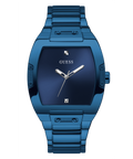 Guess Phoenix Blue Dial Blue Steel Strap Watch for Men  - GW0387G4