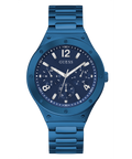 Guess Scope Multifunction Blue Dial Blue Steel Strap Watch for Men - GW0454G4