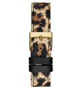 Guess Fame Quartz Animal Print Dial Multicolor Leather Strap Watch For Women - GW0504L3