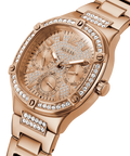 Guess Duchees Quartz Rose Gold Dial Rose Gold Steel Strap Watch For Women - GW0558L3