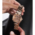 Guess Duchees Quartz Rose Gold Dial Rose Gold Steel Strap Watch For Women - GW0558L3