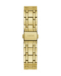 Guess Allara Quartz Gold Dial Gold Steel Strap Watch For Women - GW0604L2
