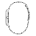 Guess Cubed Analog Silver Dial Silver Steel Strap Watch For Women - GW0606L1