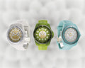 Gucci Dive Automatic White Dial White Rubber Strap Unisex Watch - YA136342