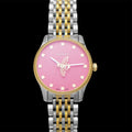 Gucci G Timeless Quartz Pink Dial Two Tone Steel Strap Watch For Women - YA1265030