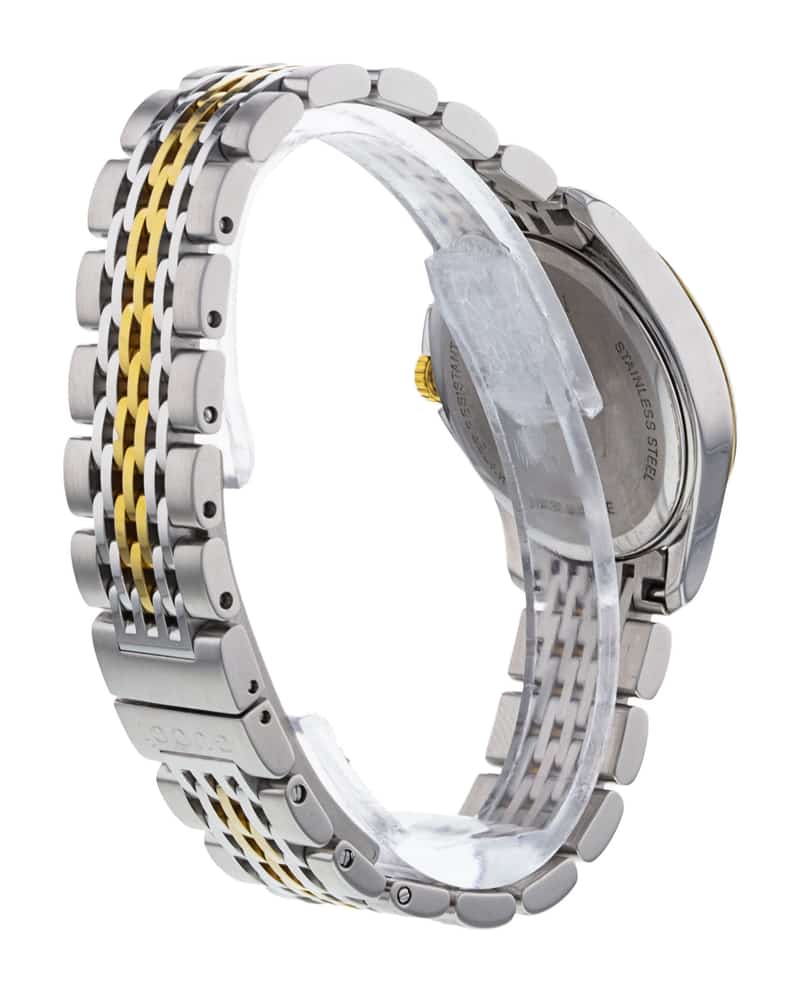 Gucci G Timeless Diamonds Mother of Pearl Dial Two Tone Steel Strap Watch For Women - YA126413