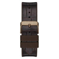 Guess Phoenix Multifunction Blue Dial Brown Leather Strap Watch for Men - GW0202G2
