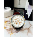 Hugo Boss Driver Quartz Silver Dial Brown Leather Strap Watch For Men - HB1512881