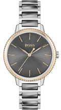 Hugo Boss Signature Grey Dial Silver Steel Strap Watch for Men - 1502569