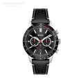 Hugo Boss Allure Black Dial Black Leather Strap Watch for Men - 1513920