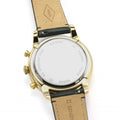 Fossil Townsman Chronograph Green Dial Green Leather Strap Watch for Men - FS5599