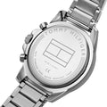 Tommy Hilfiger Mason Quartz Blue Dial Silver Steel Strap Watch for Men - 1791788