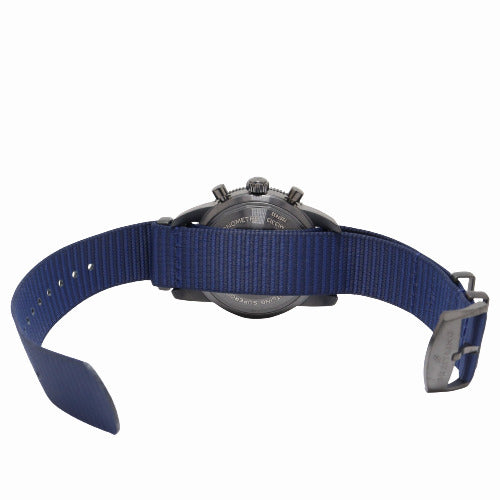 Breitling Superocean Heritage Chronograph 44 Outerknown Blue Dial Blue NATO Strap Watch for Men - M133132A1C1W1
