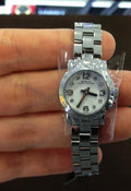 Marc Jacobs Amy White Dial Silver Steel Strap Watch for Women - MBM8611
