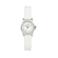 Marc Jacobs Henry Dinky White Dial White Leather Strap Watch for Women - MBM1234